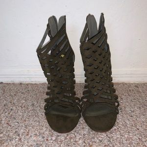 Olive Green Heels